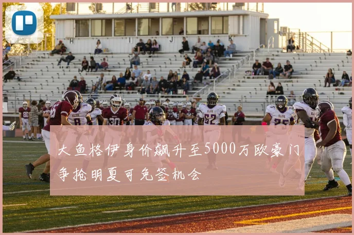 大鱼格伊身价飙升至5000万欧豪门争抢明夏可免签机会